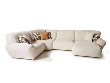 BELUGA - Corner microfiber sofa by Mantellassi 1926 - view 2